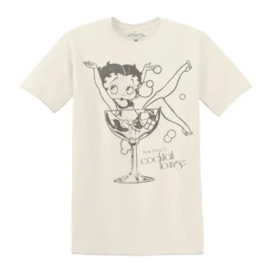 Betty Boop T-Shirt Pin-up Cocktail Tee