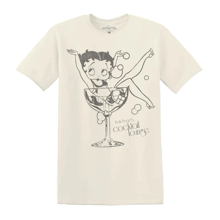Betty Boop T-Shirt Pin-up Cocktail Tee