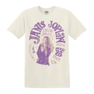 1969 Janis Joplin T-Shirt Throwback Rock Tee