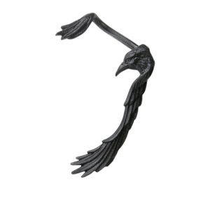 Black Raven Crow Earwrap Earring (single)