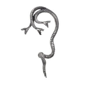 Khthonis Medusa's Snakes Pewter Earwrap Earring