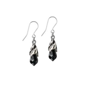 Empyrean Heaven Black Crystal Earrings