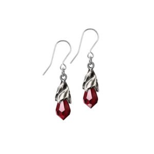 Empyrean Heaven Red Crystal Earrings