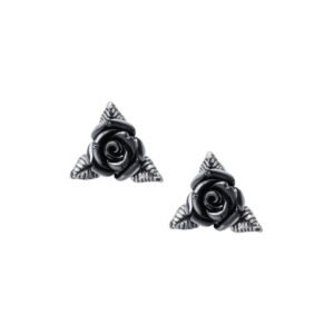 Ring Around the Black Roses Stud Earrings
