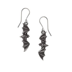 Hanging Bat Earrings