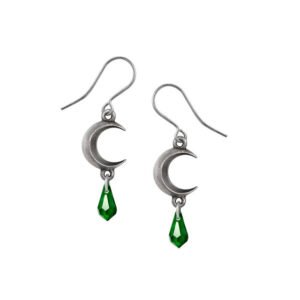 Tears of the Moon - Green Earrings