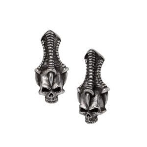 Alien Claw Skull Earrings