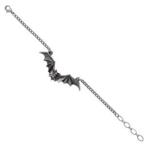 Vampire Romance Gothic Bat Pewter Bracelet