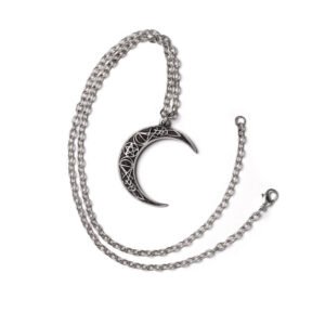 Darkness Crescent Moon Necklace