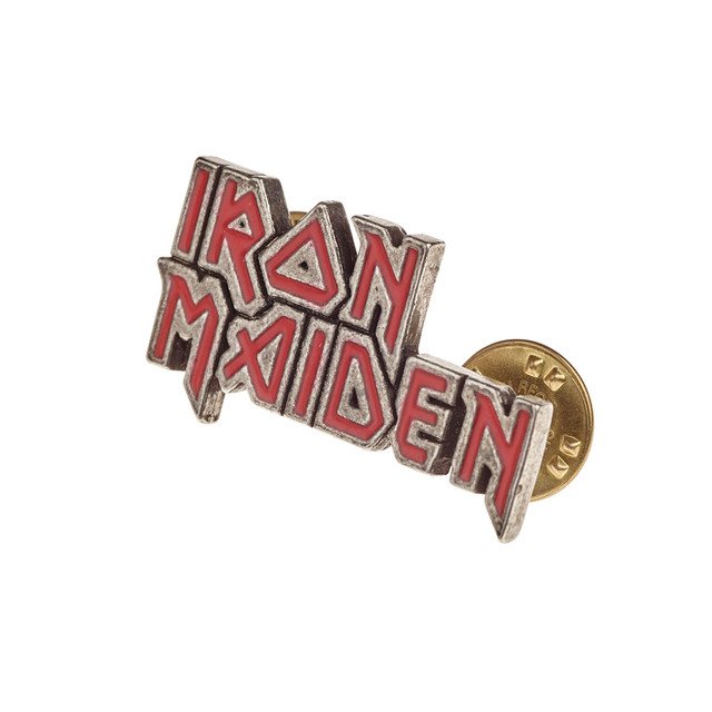 Pewter Iron Maiden Hat Pin / Button Badge