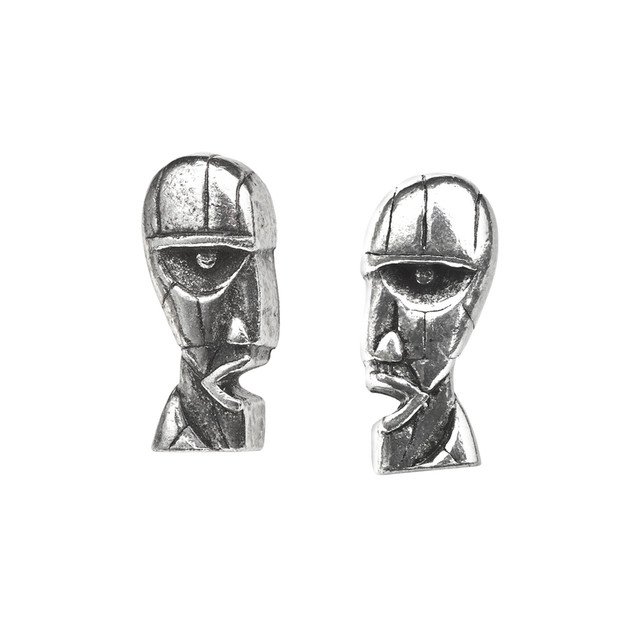 Pewter Pink Floyd Ear Studs Earrings