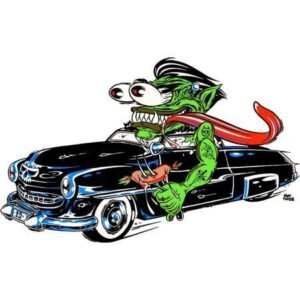 Weinermobile Hot Rod Monster Sticker