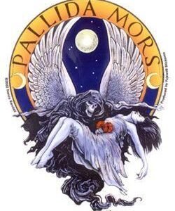 Pale Death Heavy Metal Woman Sticker