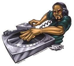 Spinning Scratch Records DJ Sticker