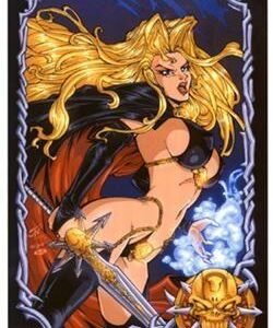 Lady Death Warrior Sticker