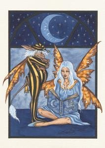 Amy Brown Fairy Art Postcard #10 Fairy Bedtime Stories