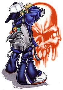 Graffiti Writer Dude Sticker