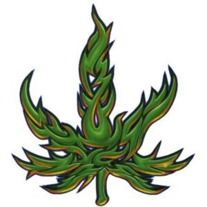 Righteous Tribal Pot Leaf Sticker