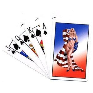 Miss USA Pin-up Girl Playing Cards