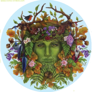 Earth Father Green Man Sticker