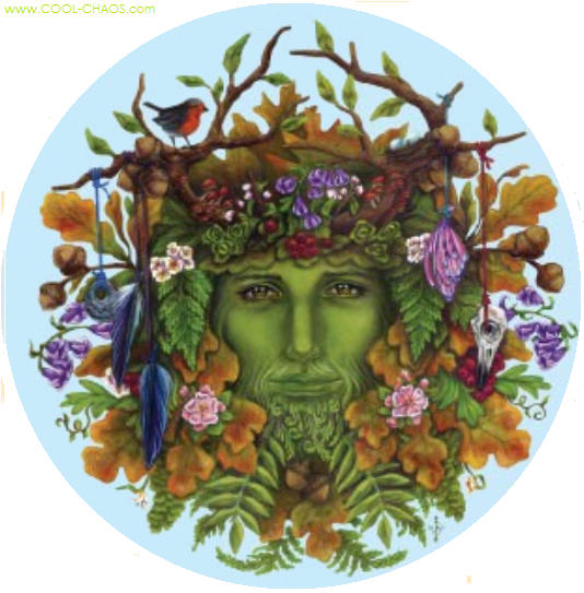 Earth Father Green Man Sticker