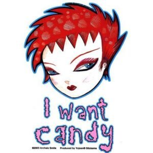 I Want Candy Sticker