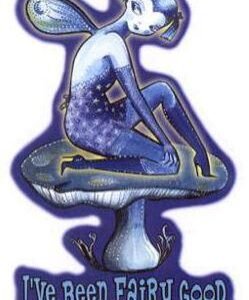 Fairy Good Goth Fairy Sticker