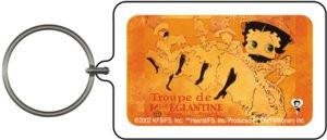 French Can-Can Betty Boop Keychain