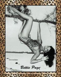 Retro Bettie Page Sticker