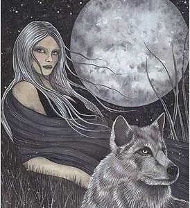 Mistress Lady Wolf Sticker