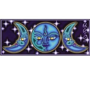 Mikios Celestial Art Moon Phases Night Sky Sticker