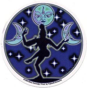 Moon Dancer Moon Sticker