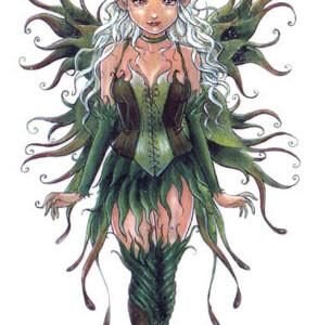 Green Fairy Sticker
