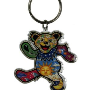 Celestial Dancing Bear Keychain