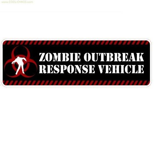 Zombie Outbreak Response Team Sticker - Mini