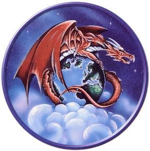 Earth Dragon Sticker