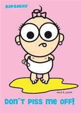 Baby Girl Bad Baby Magnet