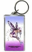 Purple Star Fairy Keychain