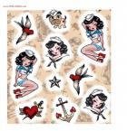 Mini Pin-up Sailor Sticker