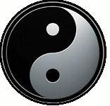 Mini round Yin Yang Sticker