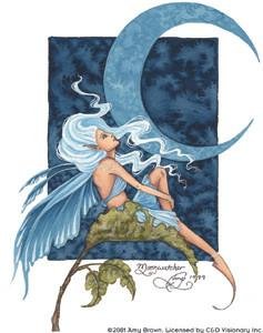 Blue Moonwatcher Fairy Sticker