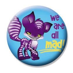 Gag Gift Button #11 Lil Purple Crazy Fox